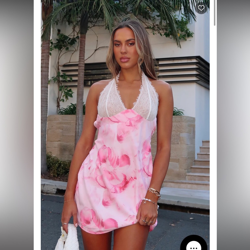 Genesis Mini Dress Pink Meadows